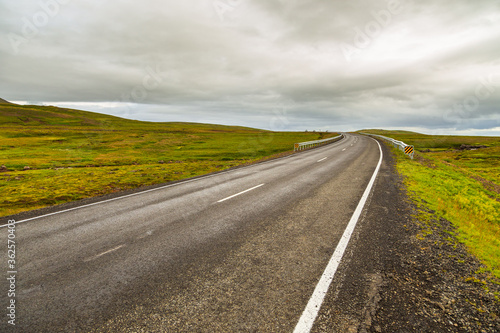 Views around the Pingvallavegur Road, Iceland.