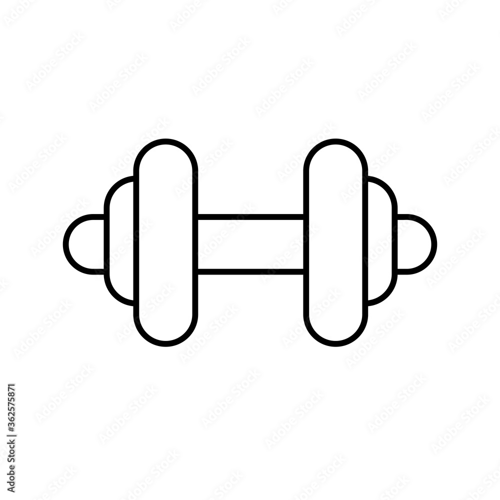 weight line style icon design, Gym sport bodybuilding healthy lifestyle activity cardio leisure and exercise theme Vector illustration weight line style icon design, Gym sport bodybuilding healthy lifestyle activity cardio leisure and exercise theme Vector illustration