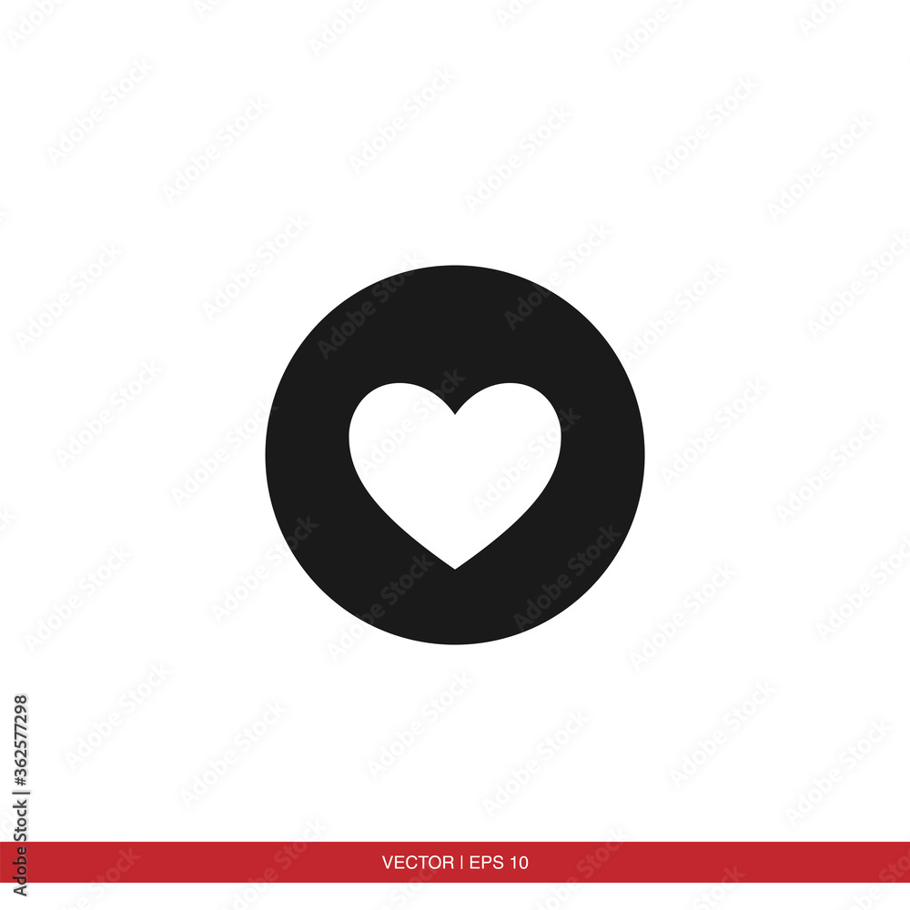 Heart, love, like, valentine icon vector Heart, love, like, valentine icon vector