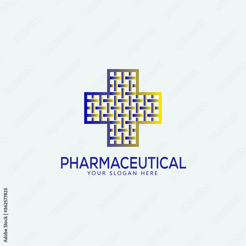 Fototapeta premium Pharmaceutical logo