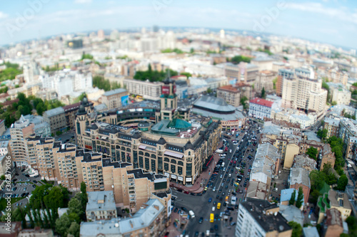 Kiev panorama  Cityscape of capital of Ukraine