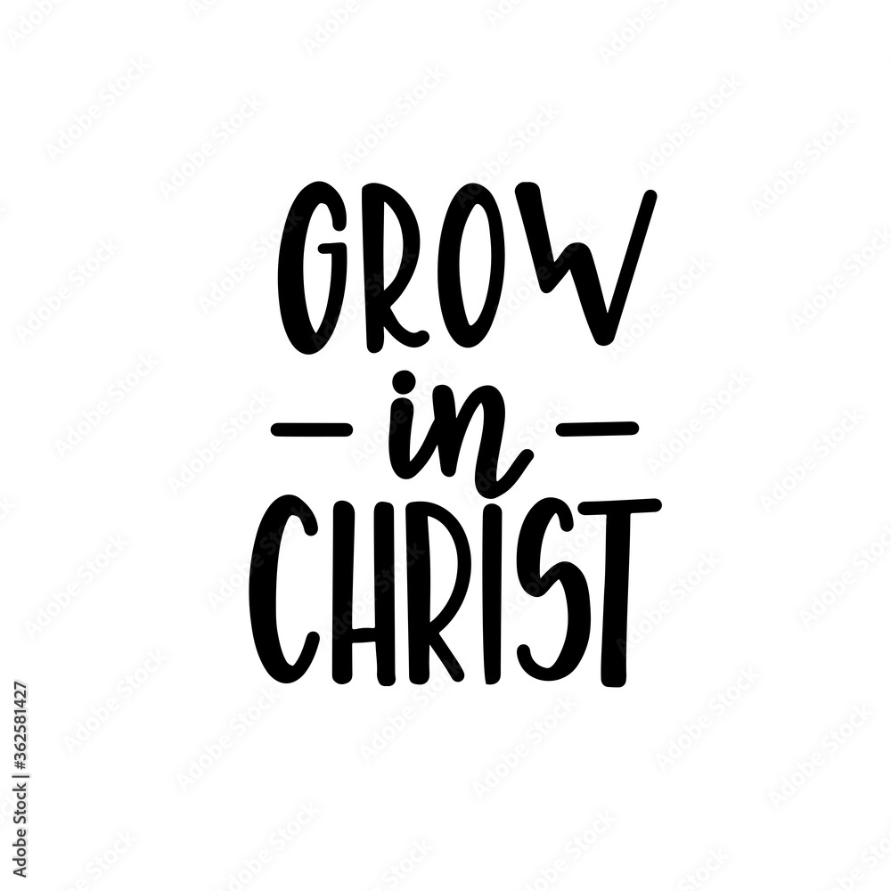 New life in christ Christian quotes hand drawn typography poster or cards. Conceptual handwritten phrase. Vector illustration New life in christ Christian quotes hand drawn typography poster or cards. Conceptual handwritten phrase. Vector illustration