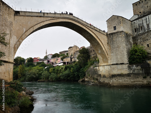 Beautiful historic bridgr in Mostar, Bosnia and Herzegovina.