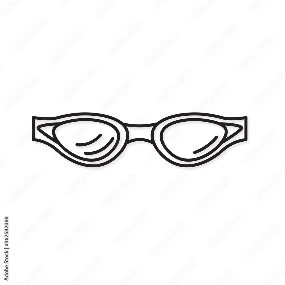 swimming goggles icon- vector illustration swimming goggles icon- vector illustration