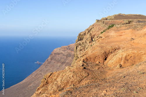 Landscape of north-east shore of Lanzarote  Spain