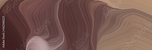 inconspicuous colorful modern waves background illustration with old mauve, rosy brown and very dark pink color