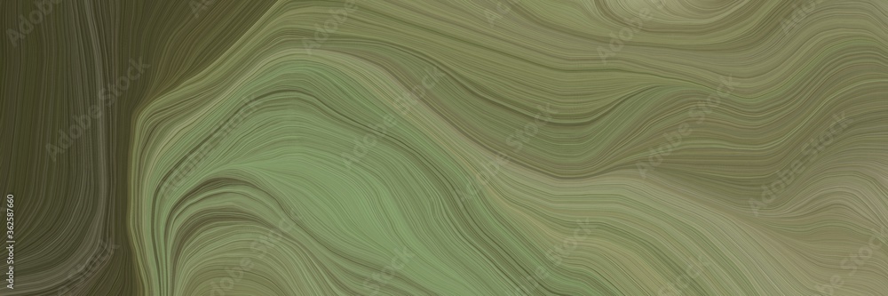 inconspicuous colorful smooth swirl waves background illustration with pastel brown, dark slate gray and dark olive green color