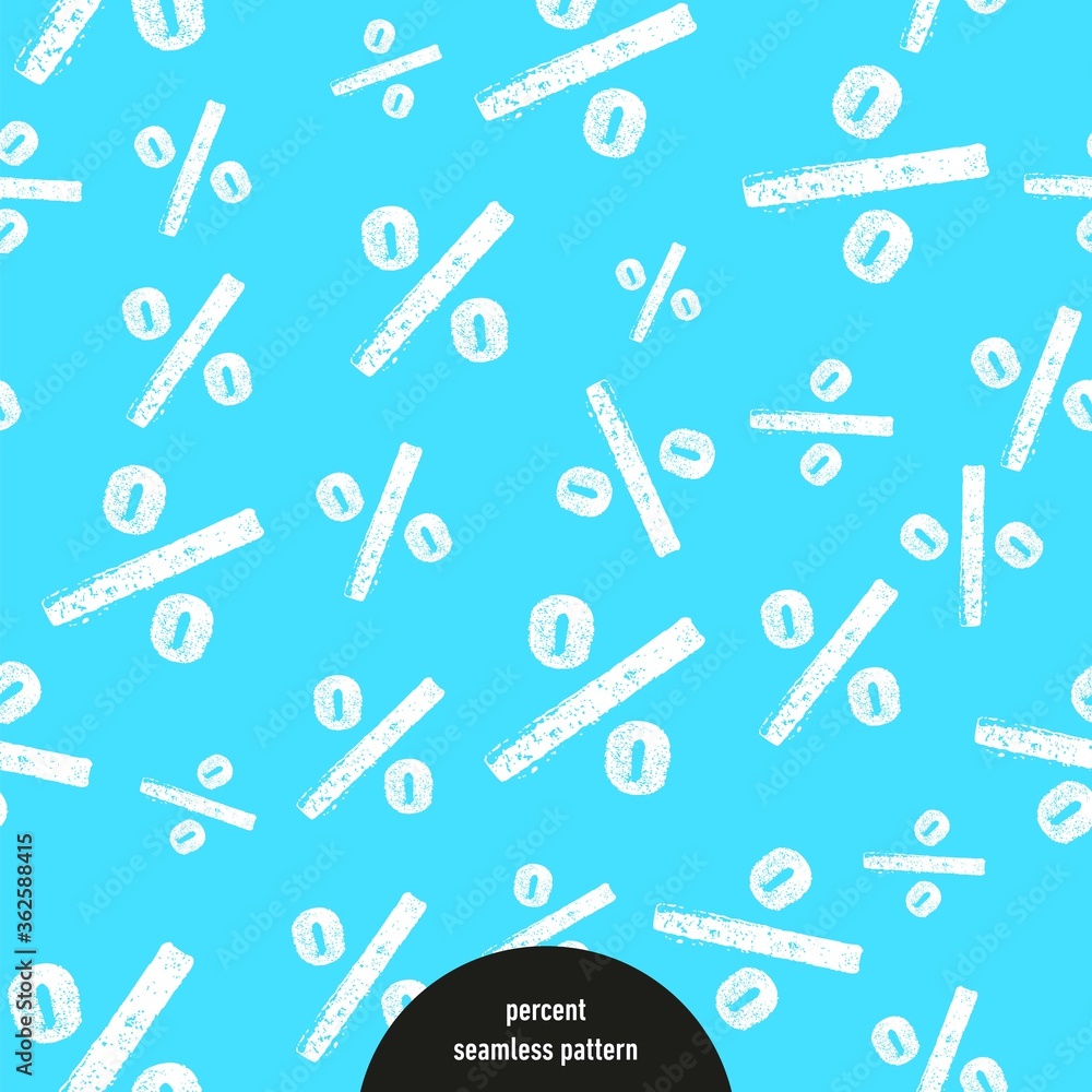 Sale - vector seamless pattern with percent symbols for your business Sale - vector seamless pattern with percent symbols for your business