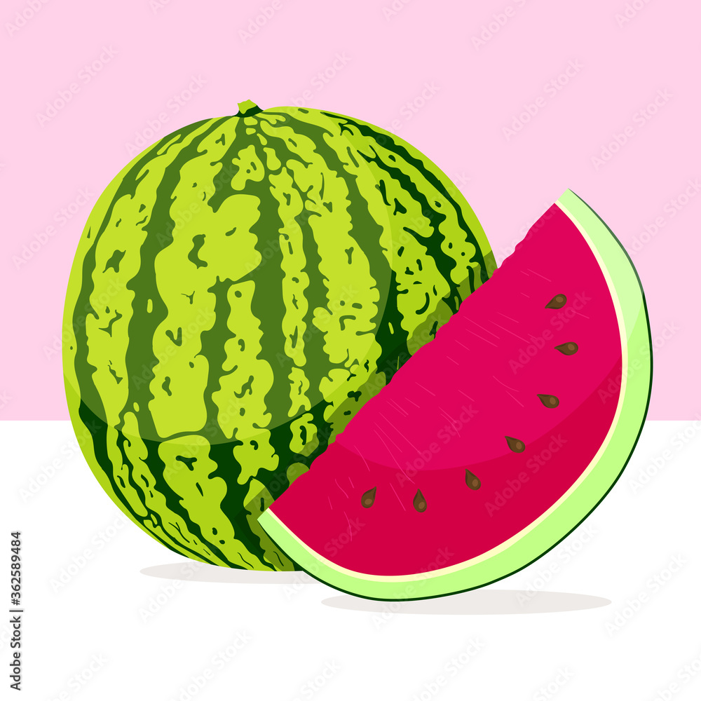Illustration of watermelon Illustration of watermelon