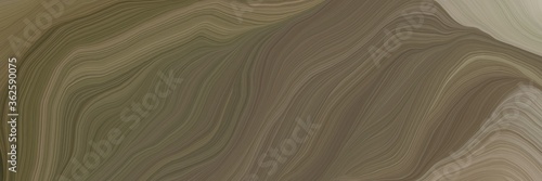 unobtrusive colorful modern soft swirl waves background design with pastel brown  rosy brown and dark slate gray color