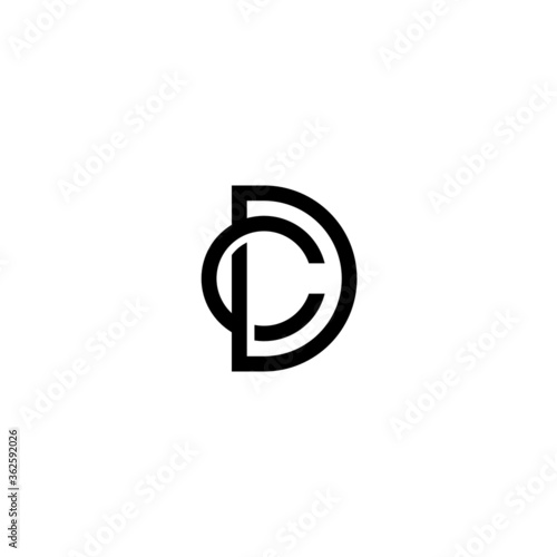 Letter C and D logo / icon design