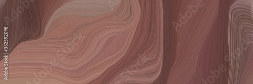 inconspicuous elegant modern waves background design with pastel brown, rosy brown and gray gray color