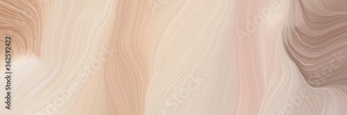 unobtrusive header with elegant modern soft curvy waves background illustration with baby pink, gray gray and rosy brown color