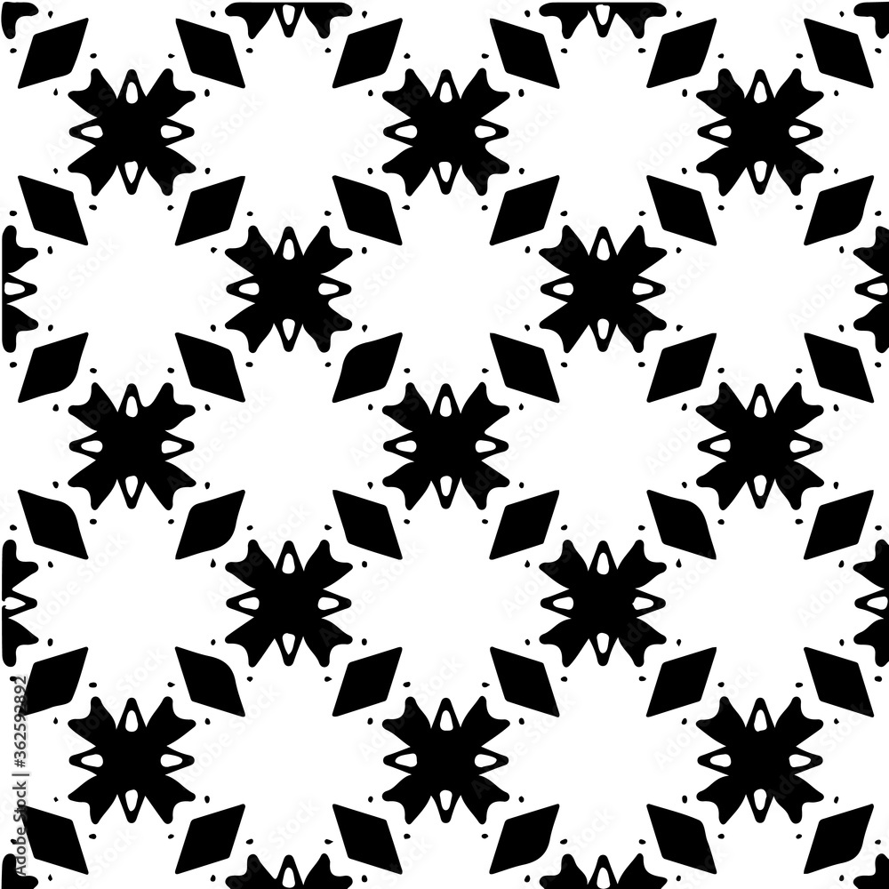 Kaleidoscope vector texture black and white eps pattern for your game or background Kaleidoscope vector texture black and white eps pattern for your game or background