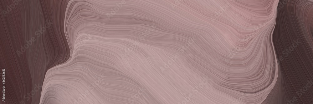 Naklejka premium inconspicuous colorful curvy background illustration with rosy brown, old mauve and pastel brown color