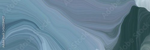 unobtrusive elegant abstract waves illustration with light slate gray, dark slate gray and pastel blue color © Eigens