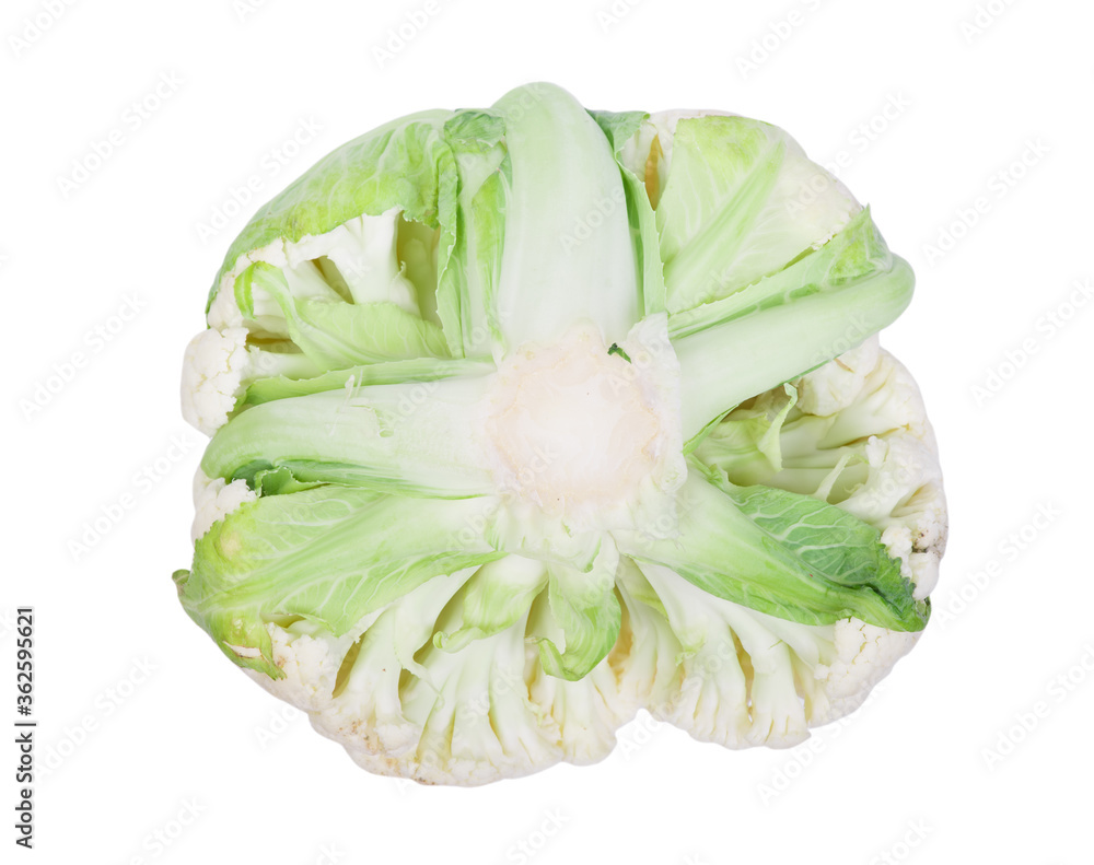 Obraz premium Fresh cauliflower isolated