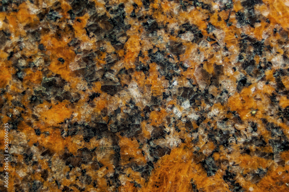 Texture of granite slab close-up Texture of granite slab close-up