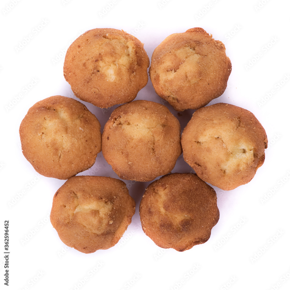 Fototapeta premium Group of simple mini cupcakes