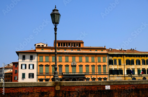 River Arno bank in Siena 