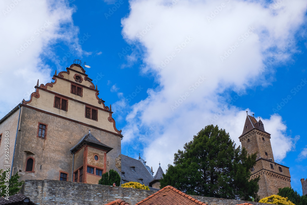The castle in Kronberg / Germany with tower
