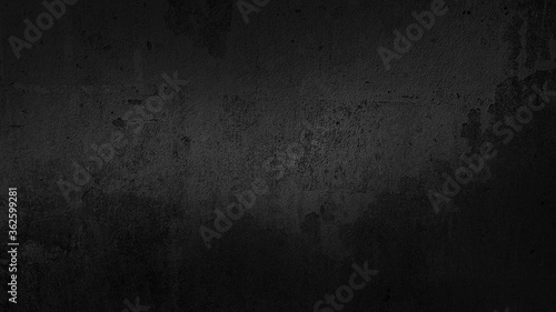 old dirty dark black stucco wall texture background. old vintage and rustic concept background.