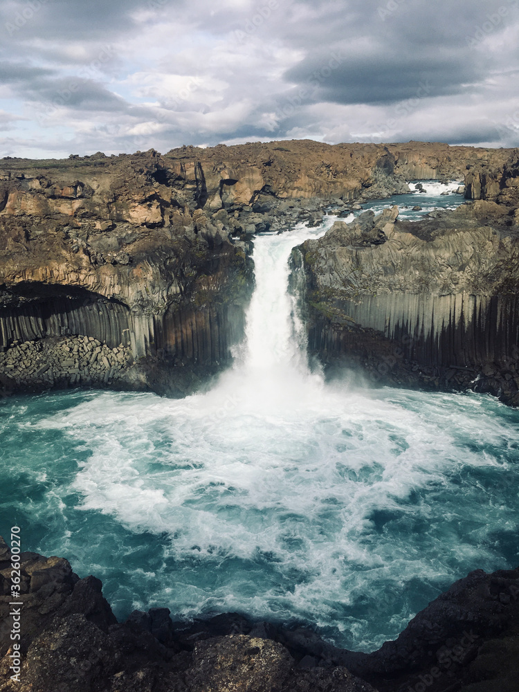 waterfall in iceland waterfall in iceland