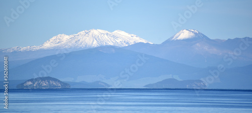 tongariro national park at lake taupo