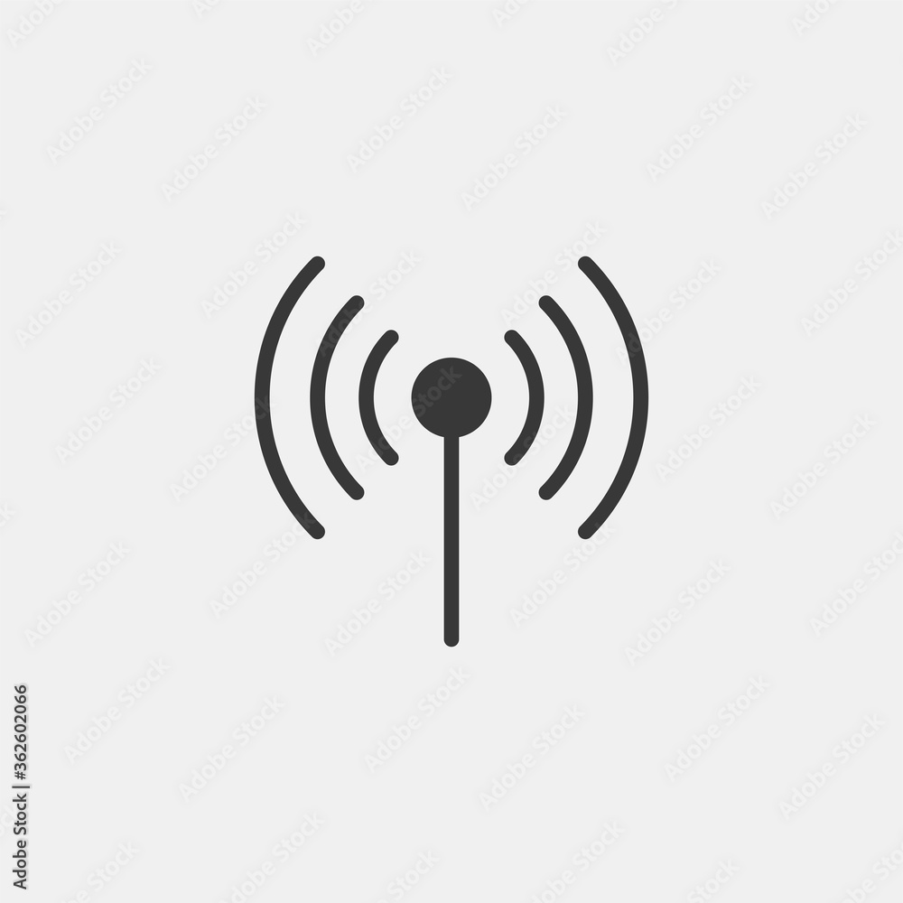 Signal icon. Router symbol modern, simple, vector, icon for website design, mobile app, ui. Vector Illustration Signal icon. Router symbol modern, simple, vector, icon for website design, mobile app, ui. Vector Illustration