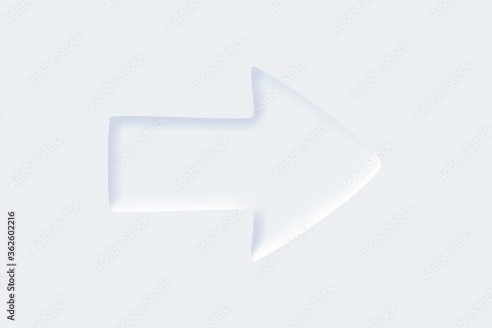 White tech arrows with shadow abstract modern background. Digital technology and engineering, digital telecom technology concept. 3d illustration White tech arrows with shadow abstract modern background. Digital technology and engineering, digital telecom technology concept. 3d illustration