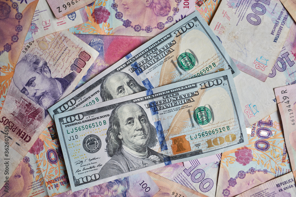 Dolars and Argentinian Pesos Dolars and Argentinian Pesos