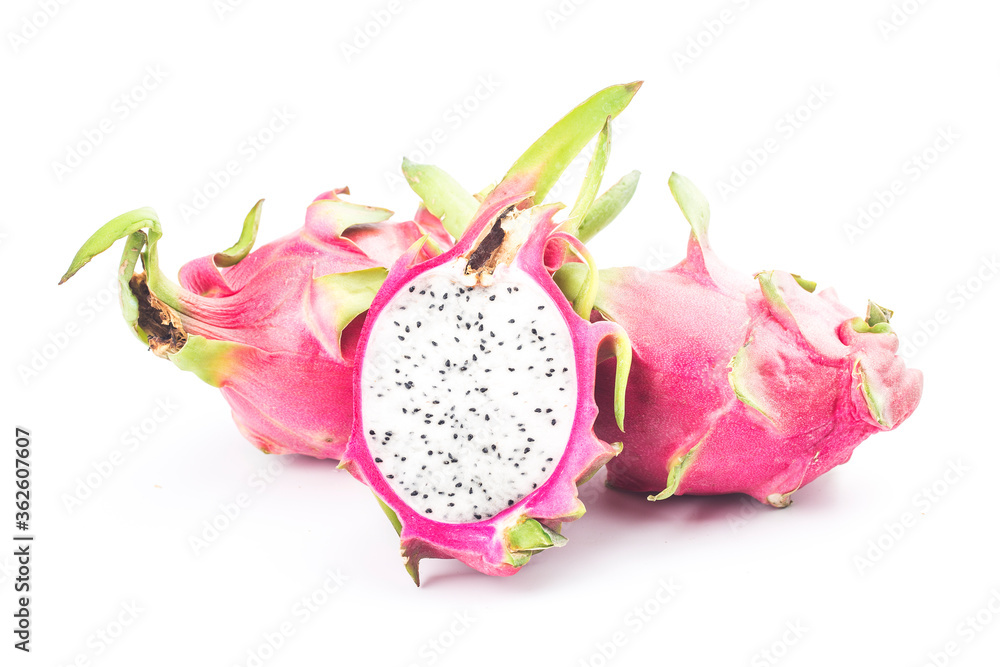 Dragon fruit isolated on white background Dragon fruit isolated on white background