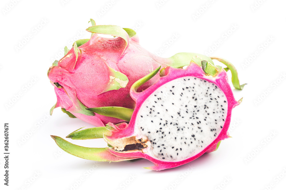 Dragon fruit isolated on white background Dragon fruit isolated on white background