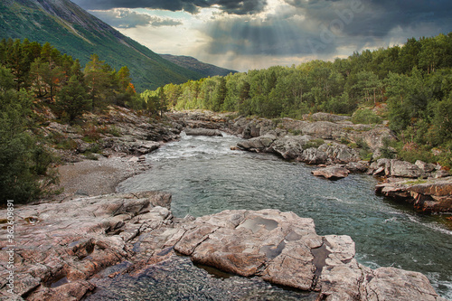 Norway River Landscape
