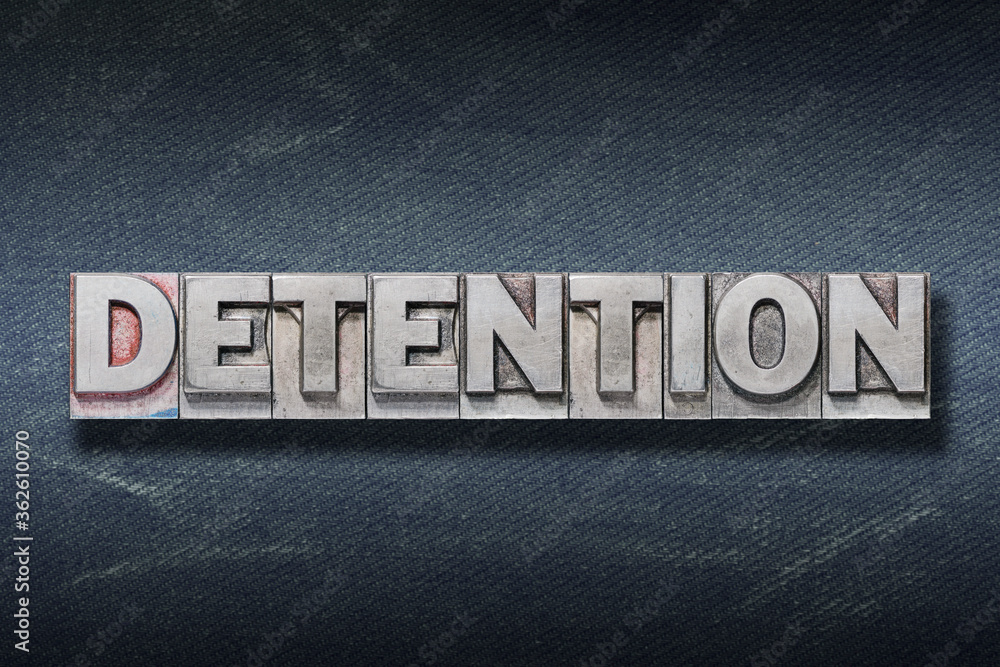 Photo &amp; Art Print detention word den, Yury Zap