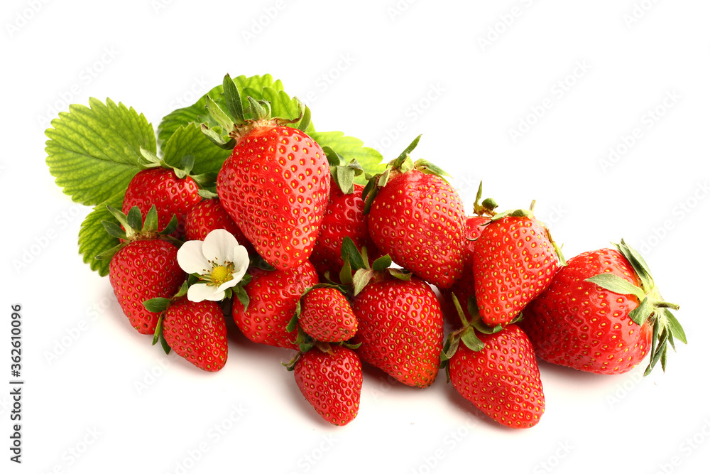 Strawberries isolated over white background Strawberries isolated over white background