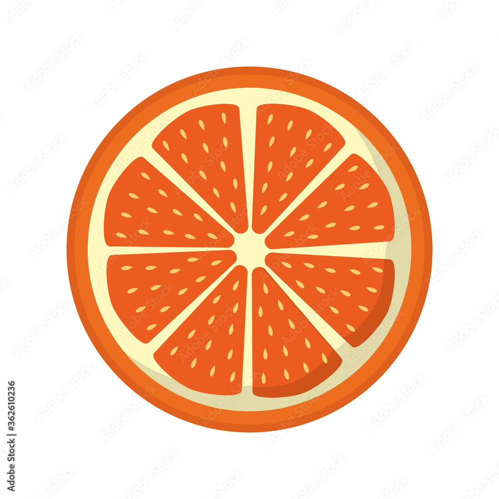 orange flat style icon design, Fruit healthy organic food sweet and nature theme Vector illustration orange flat style icon design, Fruit healthy organic food sweet and nature theme Vector illustration