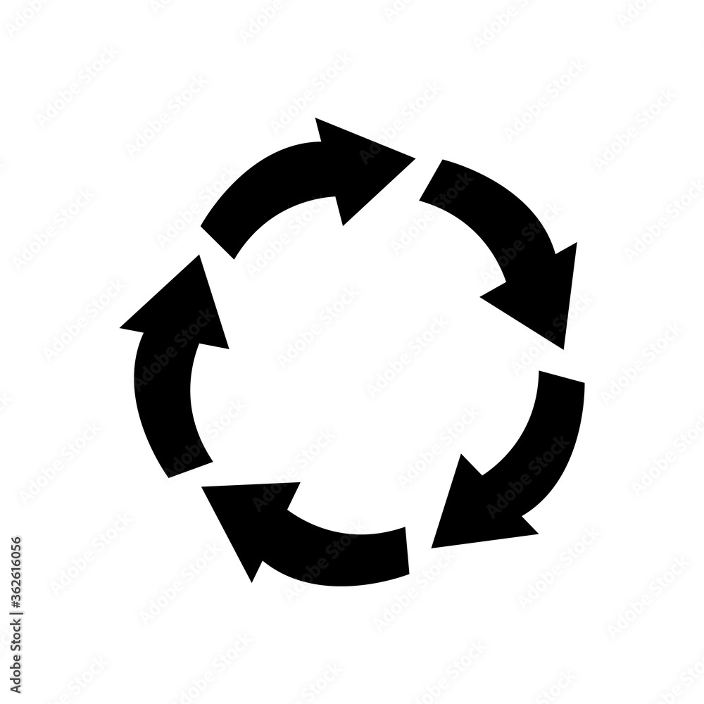 arrows in circle shape icon, silhouette style arrows in circle shape icon, silhouette style