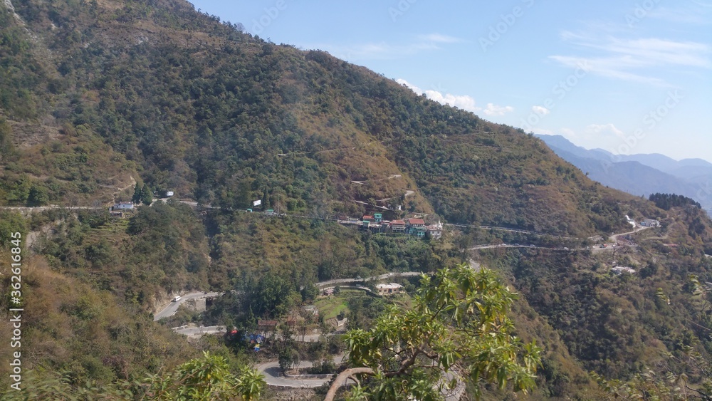 mountain landscape in autumn