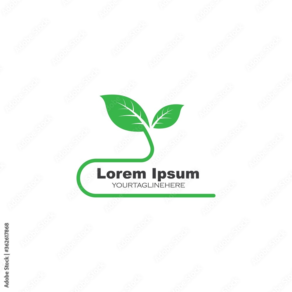 green leaf ecology nature element vector icon of go green green leaf ecology nature element vector icon of go green