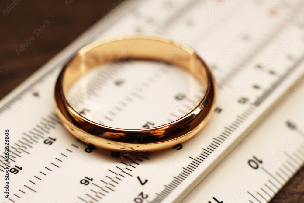Cushion Cut Solitaire Diamond Wedding Ring Stock Photo | Adobe Stock