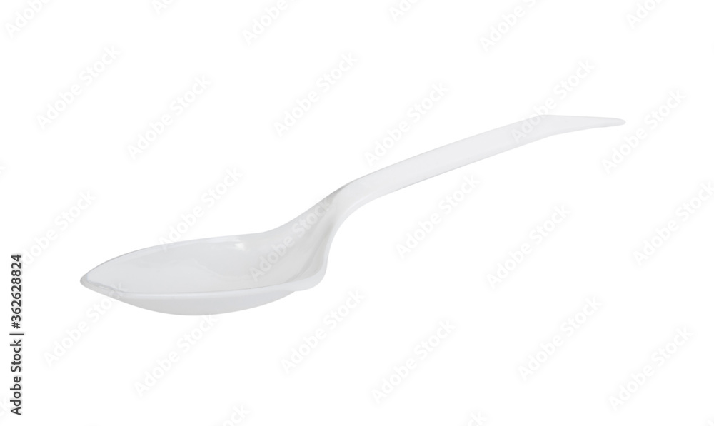 natural plant fiber spoon on white background natural plant fiber spoon on white background