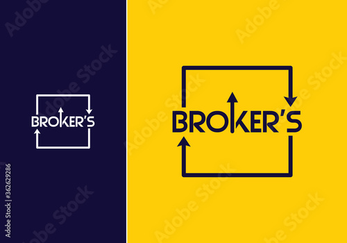 Broker's Business professional logo template