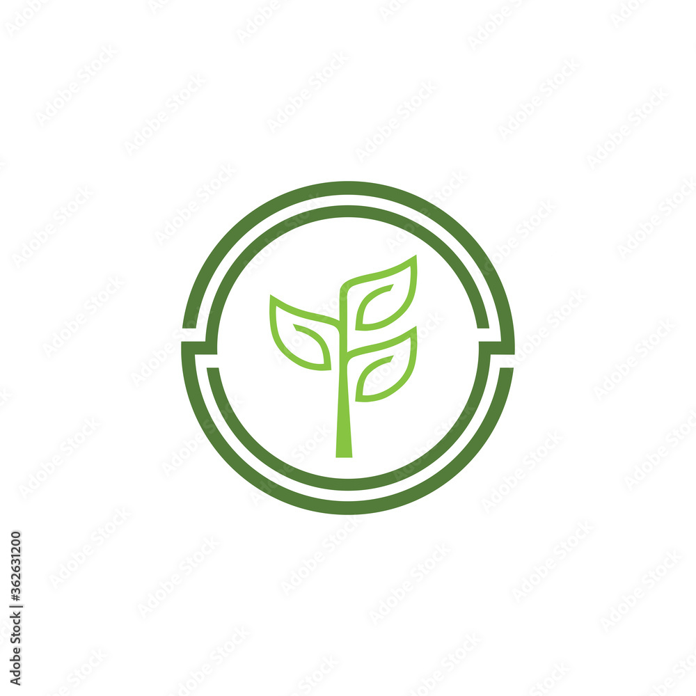 natural icon logo vectors template illustrations design natural icon logo vectors template illustrations design