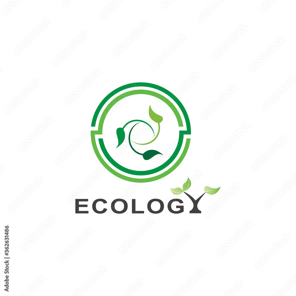 natural icon logo vectors template illustrations design