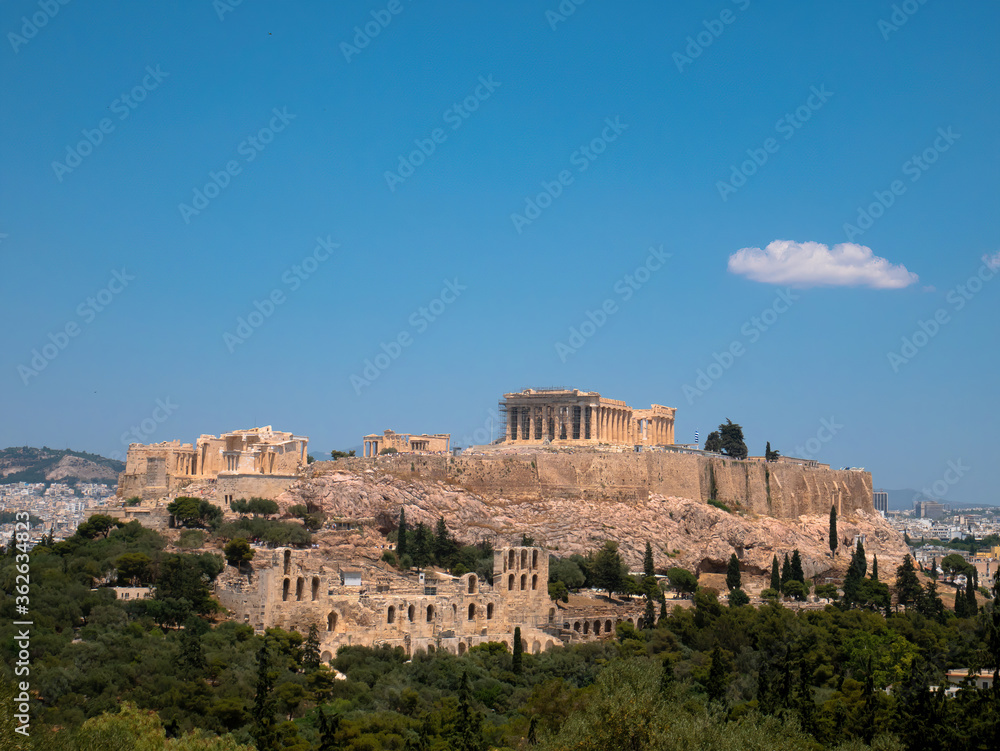 View to Acropol. Athens, Greece