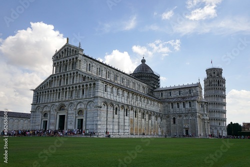 Leaning tower and Cathedral of Pisa, Tuscany - Italy