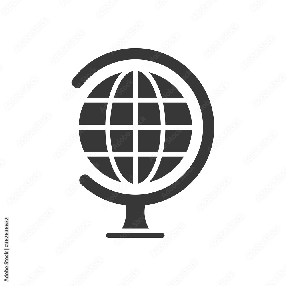 geography tool icon image, silhouette style geography tool icon image, silhouette style