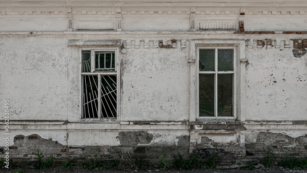 old abandoned house in the village old abandoned house in the village