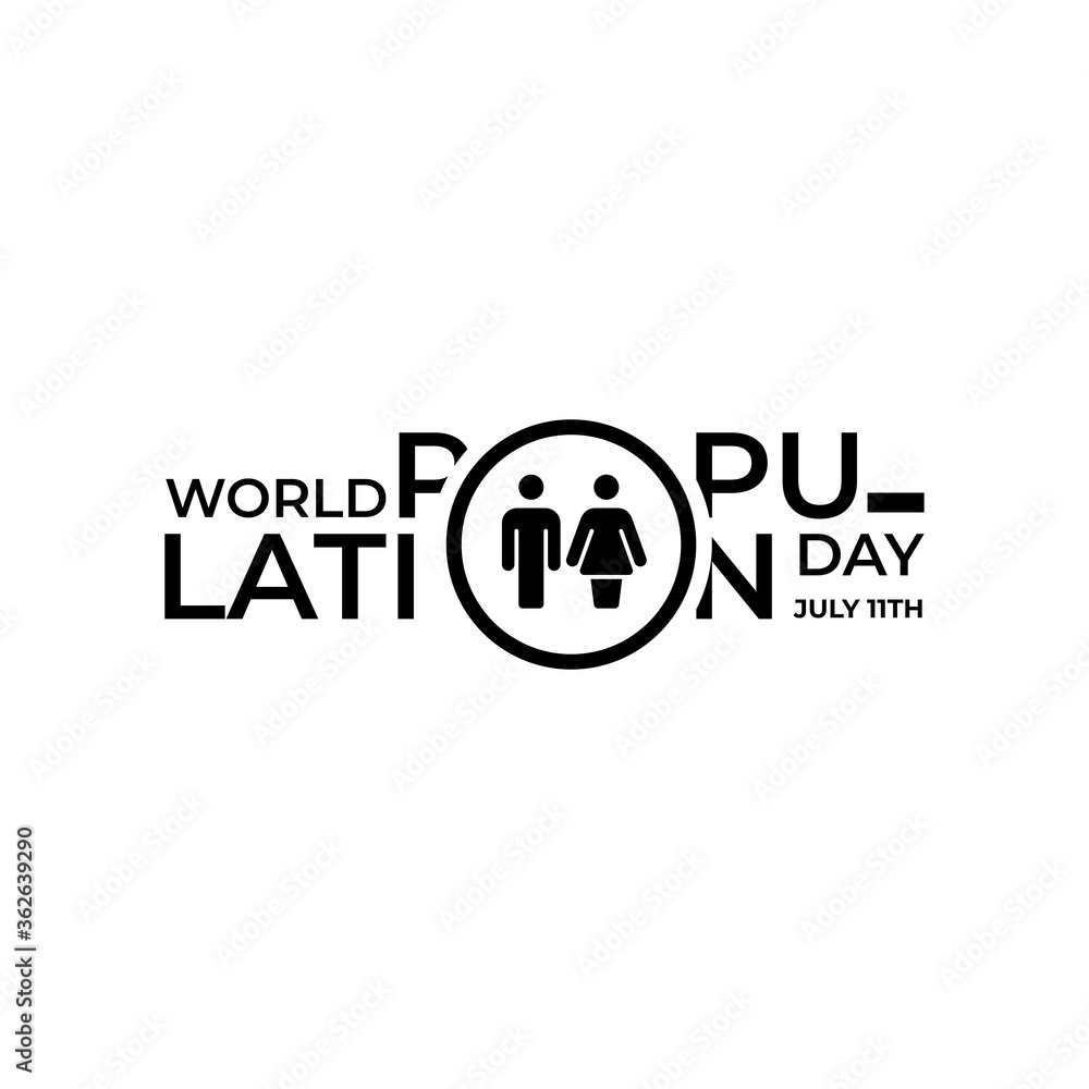 Design for World Population day Greeting-11 july Design for World Population day Greeting-11 july